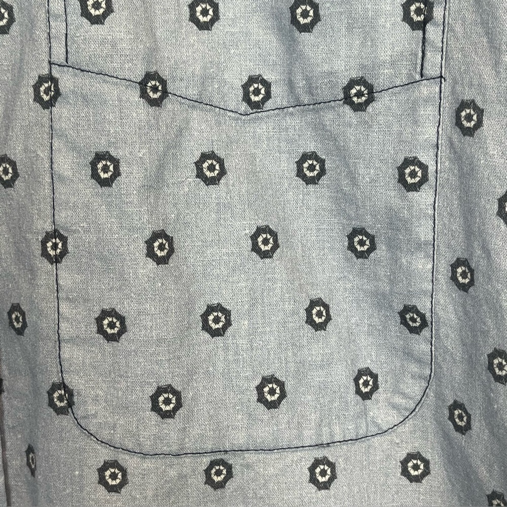 Onward Reserve Men's Linen Button Up Casual Shirt Sz L Classic Fit Camp - Picture 7 of 16